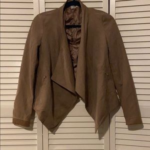 Light brown suede jacket